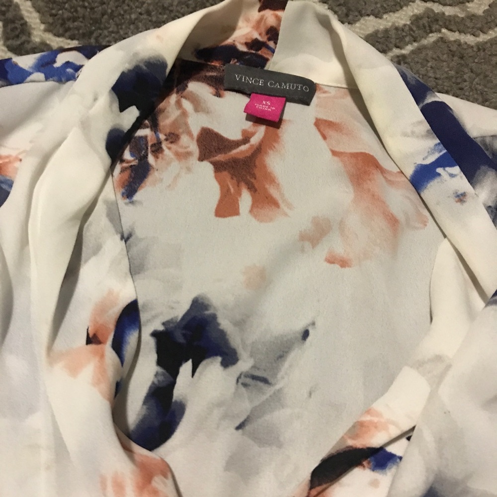 Vince Camuto floral blouse